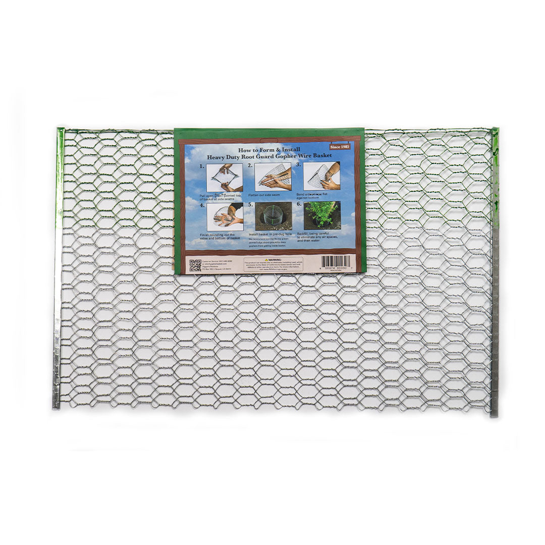 3 Gallon Root Guard Heavy Duty Gopher Basket - Digger's Product Development