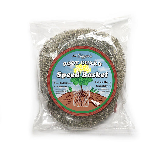 1 Gallon Root Guard Speed Basket, 4-pack - Digger's Product Development