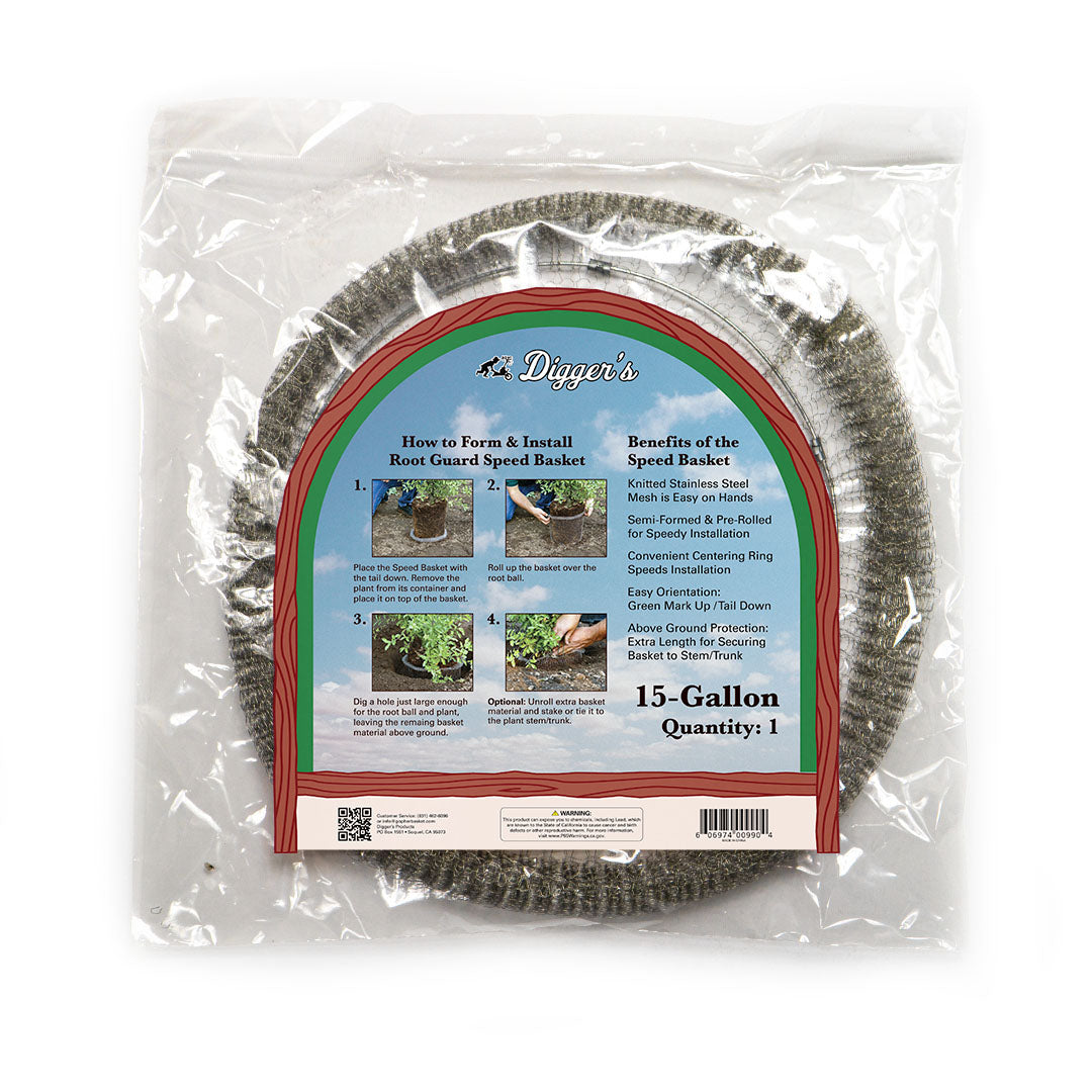 15 Gallon Root Guard Speed Basket - Digger's Product Development