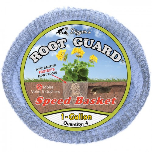 1 Gallon Root Guard Speed Basket, 4-pack - Digger's Product Development