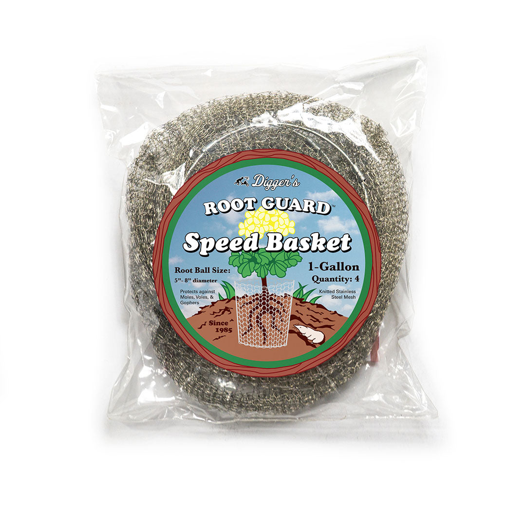 1 Gallon Root Guard Speed Basket, 4-pack - Digger's Product Development